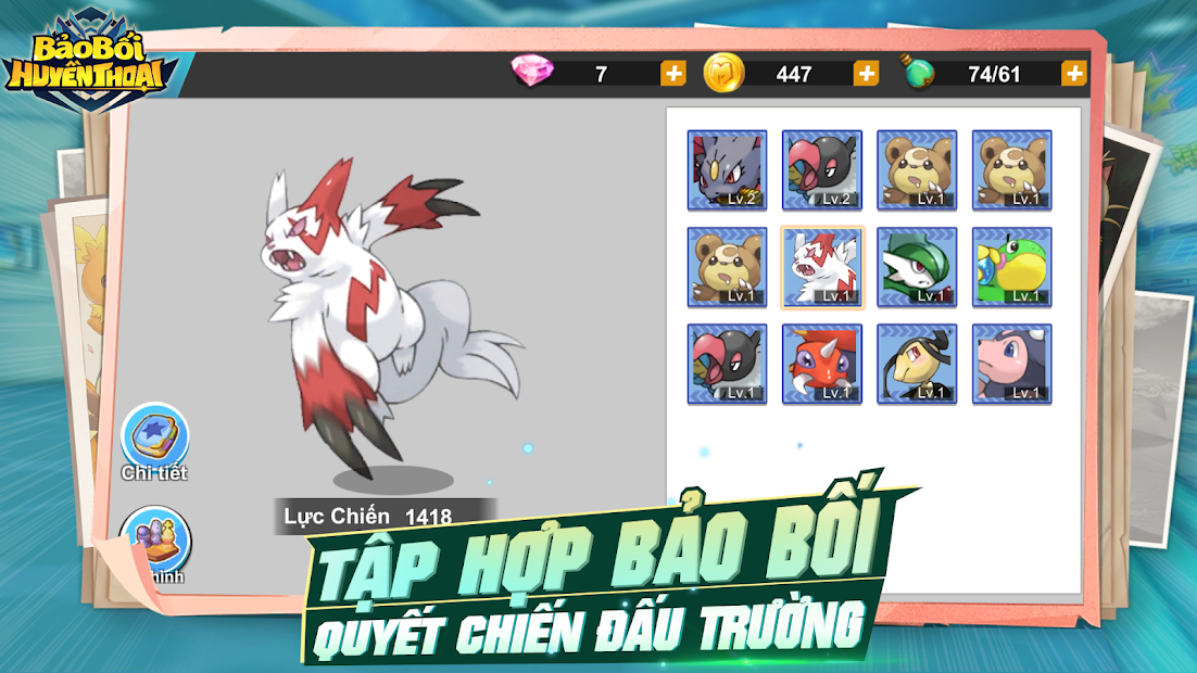 Screenshots Tải Bảo Bối Huyền Thoại - Game mobile thi đấu POKÉMON thế hệ mới