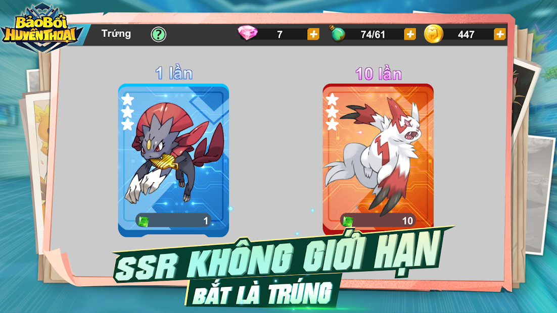 Screenshots Tải Bảo Bối Huyền Thoại - Game mobile thi đấu POKÉMON thế hệ mới