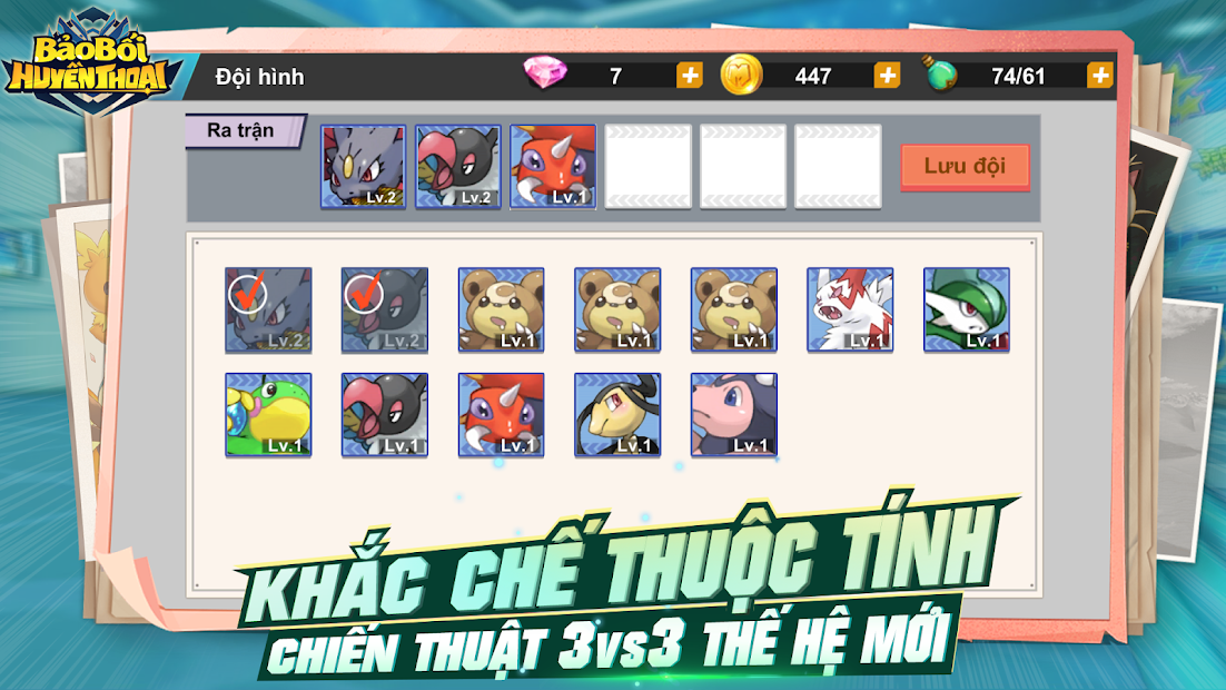 Screenshots Tải Bảo Bối Huyền Thoại - Game mobile thi đấu POKÉMON thế hệ mới