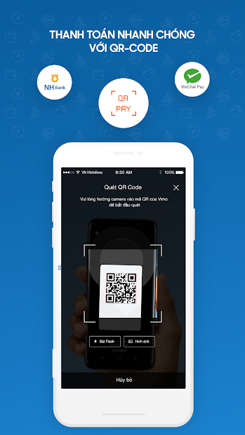 Screenshots Vimo: Ví điện tử thanh toán trực tuyến, chuyển/nhận/rút tiền nhanh chóng, an toàn