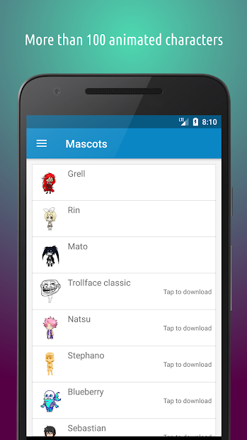 Screenshots Shimeji: App tạo nhân vật anime chạy trên màn hình điện thoại