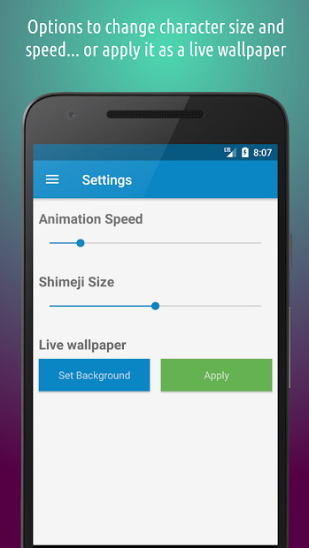 Screenshots Shimeji: App tạo nhân vật anime chạy trên màn hình điện thoại