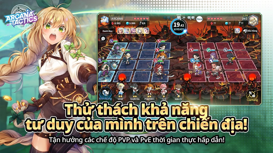 Screenshots Arcana Tactics - Game RPG phong cách anime