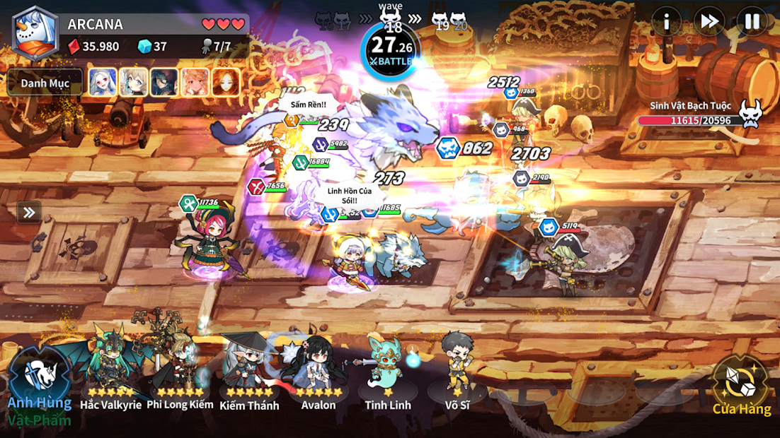 Screenshots Arcana Tactics - Game RPG phong cách anime