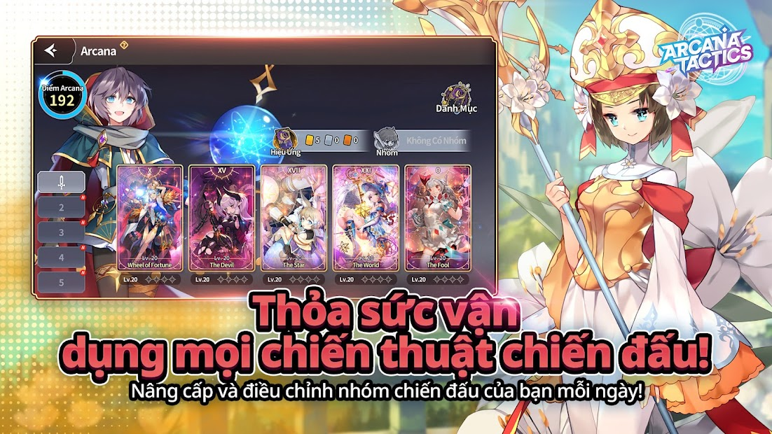Screenshots Arcana Tactics - Game RPG phong cách anime