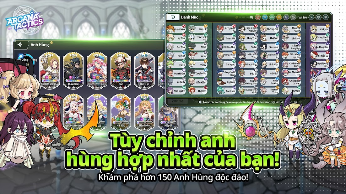 Screenshots Arcana Tactics - Game RPG phong cách anime