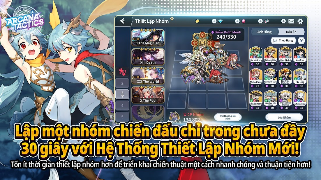Screenshots Arcana Tactics - Game RPG phong cách anime