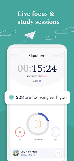 Screenshots Flipd Focus & Study Timer - Đồng hồ đếm giờ tập trung