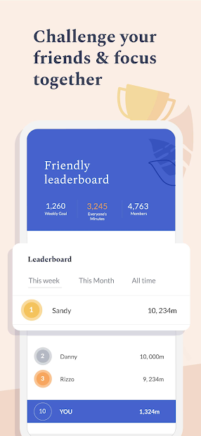 Screenshots Flipd Focus & Study Timer - Đồng hồ đếm giờ tập trung