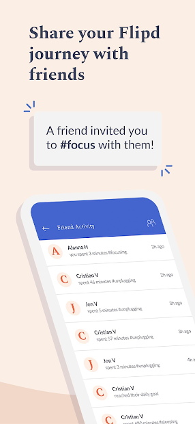 Screenshots Flipd Focus & Study Timer - Đồng hồ đếm giờ tập trung