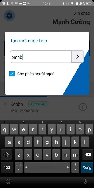 Screenshots Tải MobiFone Meeting - Giải pháp hội nghị truyền hình trực tuyến