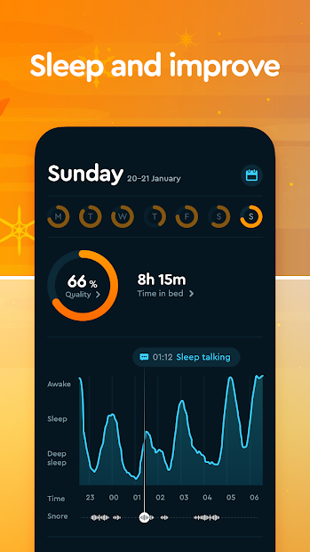 Screenshots Sleep Cycle - Đồng hồ quản lý giấc ngủ ngon của bạn