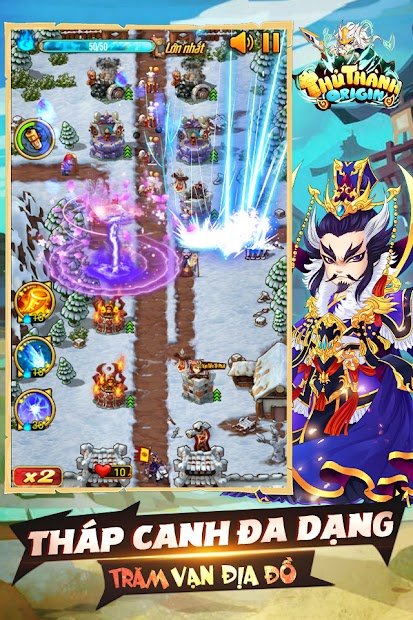 Screenshots Thủ Thành Origin Funtap - Game Tam Quốc bảo vệ thành trì hấp dẫn