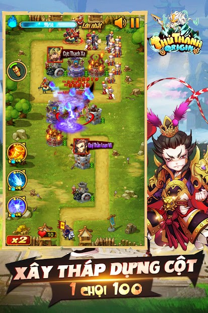 Screenshots Thủ Thành Origin Funtap - Game Tam Quốc bảo vệ thành trì hấp dẫn