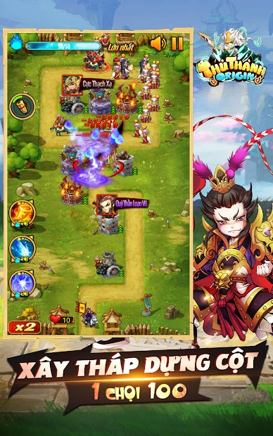 Screenshots Thủ Thành Origin Funtap - Game Tam Quốc bảo vệ thành trì hấp dẫn