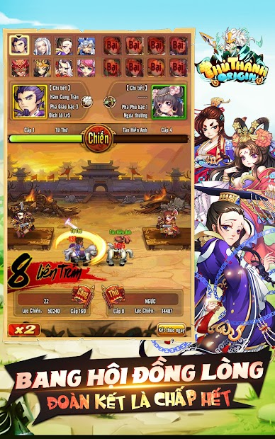 Screenshots Thủ Thành Origin Funtap - Game Tam Quốc bảo vệ thành trì hấp dẫn
