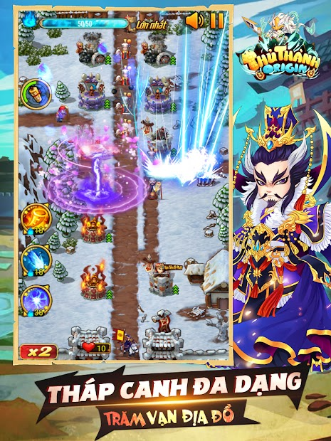 Screenshots Thủ Thành Origin Funtap - Game Tam Quốc bảo vệ thành trì hấp dẫn