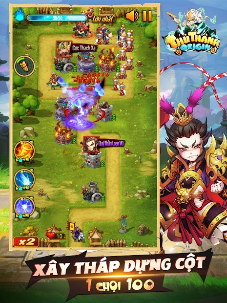 Screenshots Thủ Thành Origin Funtap - Game Tam Quốc bảo vệ thành trì hấp dẫn