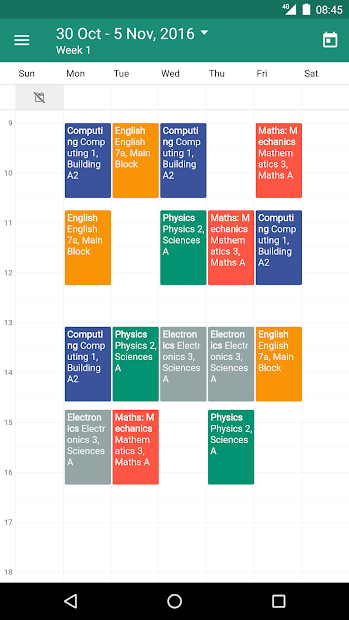 Screenshots My Study Life - Lập thời gian biểu học tập, nhắc nhở kiểm tra