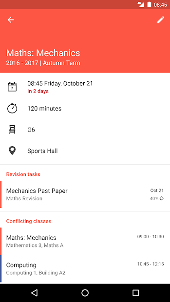 Screenshots My Study Life - Lập thời gian biểu học tập, nhắc nhở kiểm tra