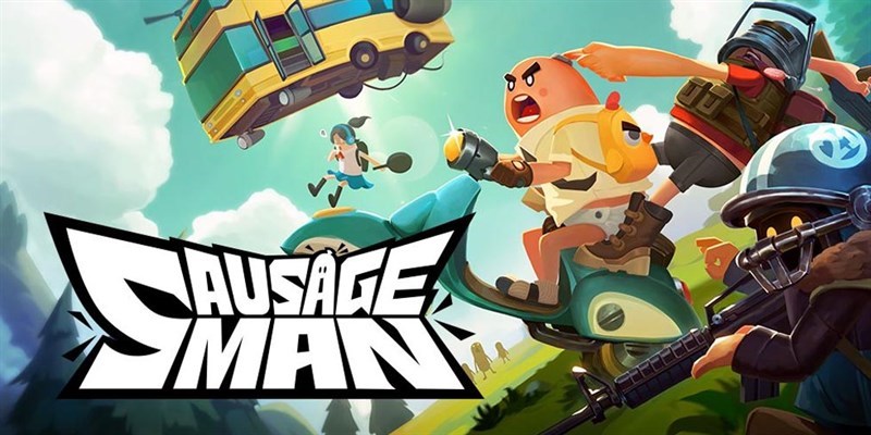 Chụp màn hình Tải Sausage Man - Game sinh tồn phiên bản Sausage