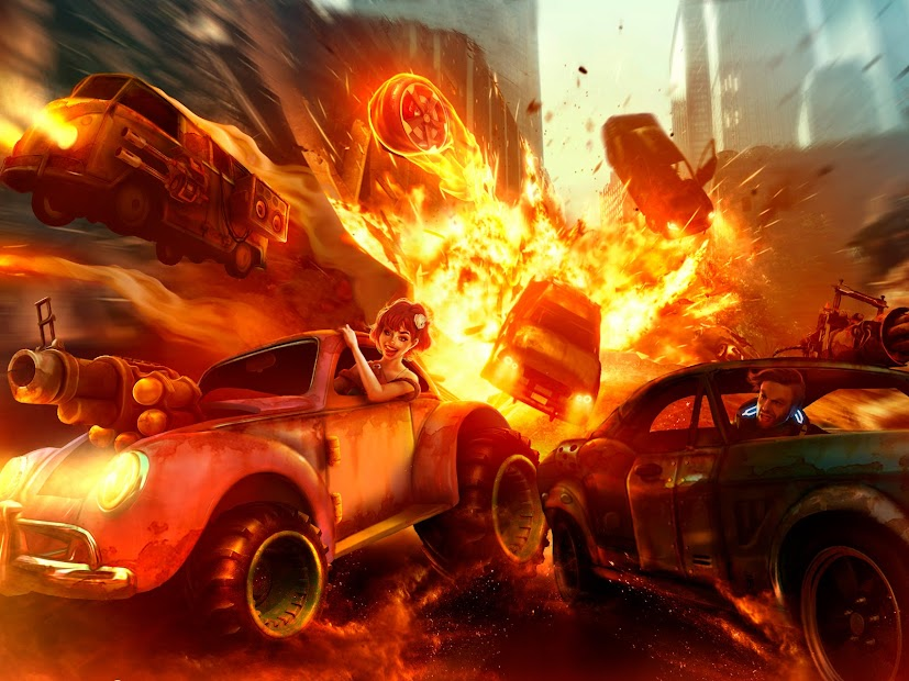 Screenshots Road Warrior: Combat Racing - Game đua xe bắn súng hậu tận thế