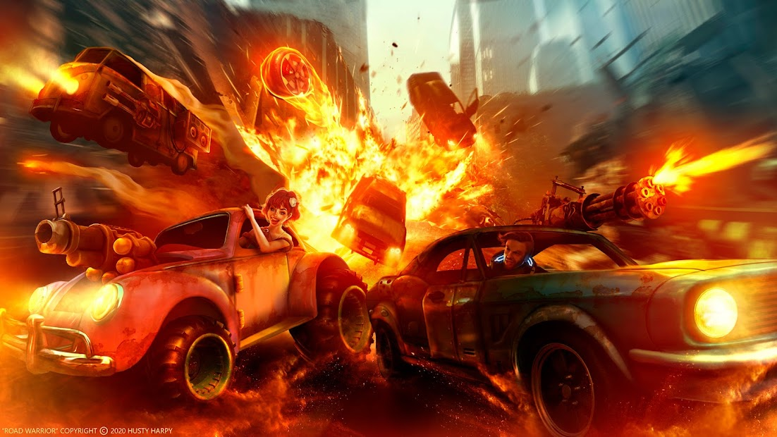 Tải Road Warrior: Combat Racing - Game Đua Xe Bắn Súng Hậu Tận Thế