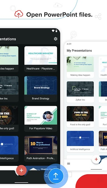 Screenshots Zoho Show - Công cụ tạo slide thuyết trình đa năng trên website, Android, iOS, Smart TV