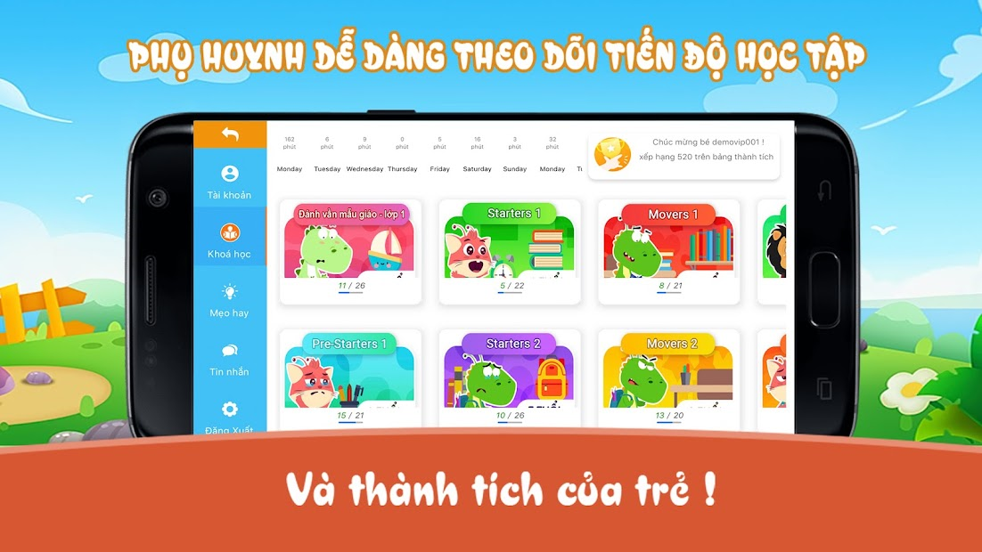 Screenshots Alokiddy | Học tiếng Anh cho học sinh mẫu giáo, tiểu học