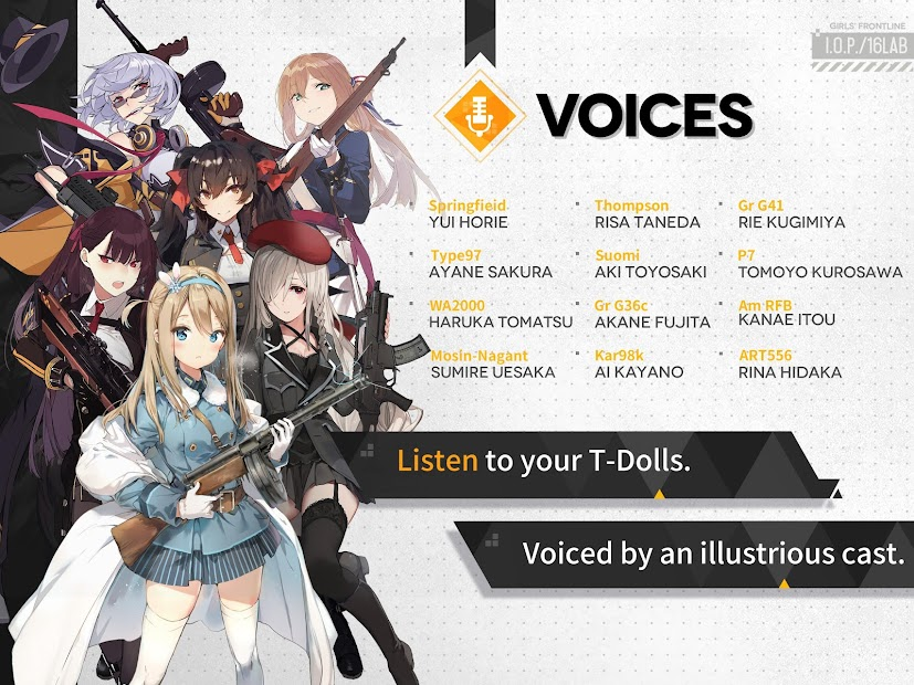 Screenshots Girls’ Frontline - Thảm họa người máy A.D | Game chiến thuật hấp dẫn