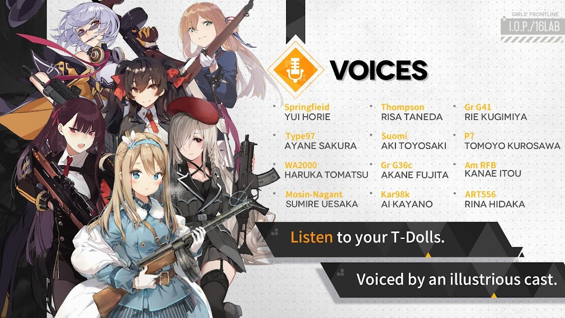 Screenshots Girls’ Frontline - Thảm họa người máy A.D | Game chiến thuật hấp dẫn