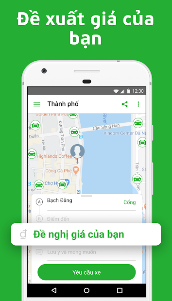 Screenshots inDriver: Ứng dụng book xe ôm công nghệ