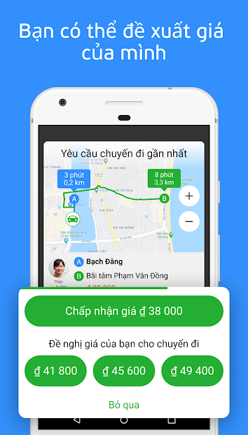 Screenshots inDriver: Ứng dụng book xe ôm công nghệ