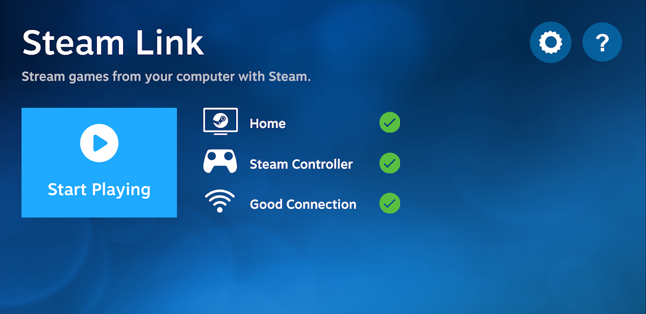 Screenshots Tải Steam Link - Kết nối Steam trên máy tính với điện thoại, TV