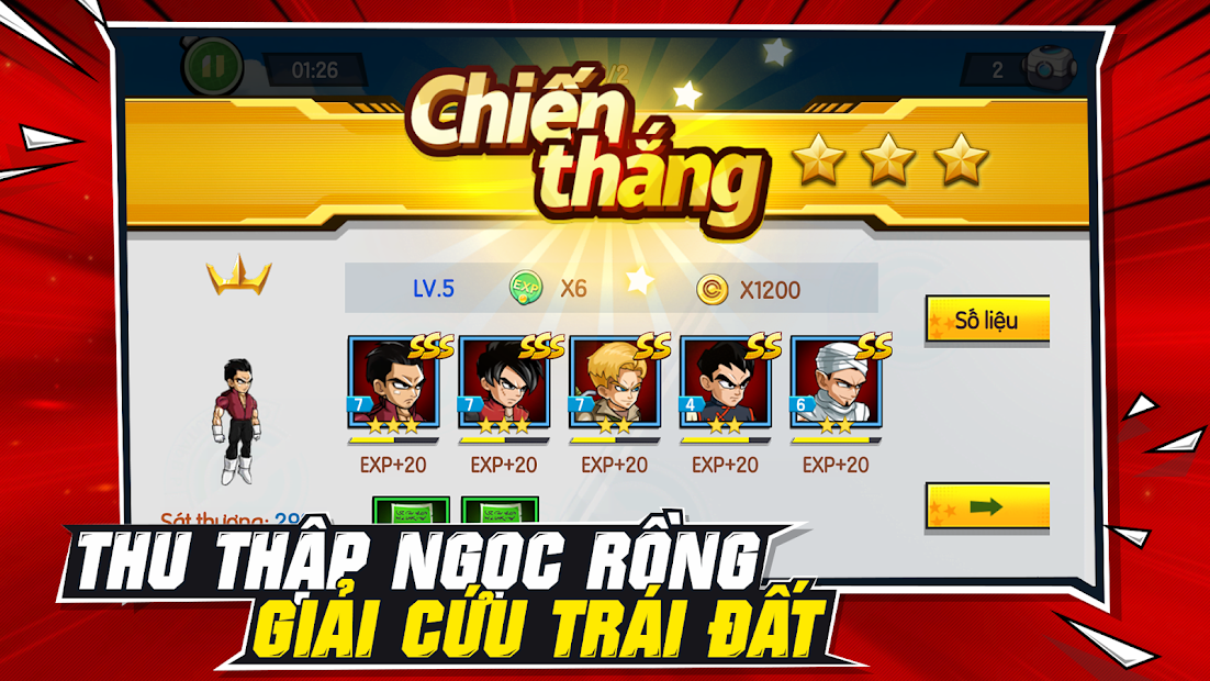 Screenshots Rồng Thần Huyền Thoại Mobile – game đấu tướng Dragonball thế hệ mới