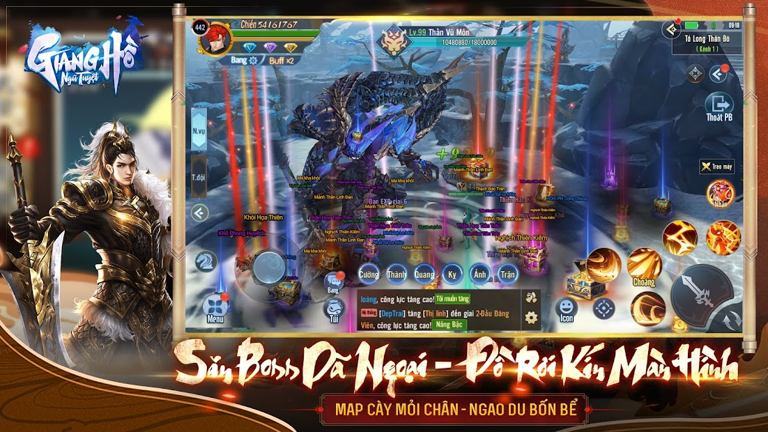Screenshots Giang Hồ Ngũ Tuyệt VTC Mobile - Ngũ Hành Động Càn Khôn