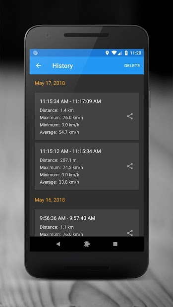 Screenshots GPS Speedometer - App đo tốc độ, quãng đường di chuyển