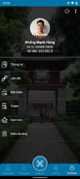Screenshots Ví Vimass: Ứng dụng ví điện tử đa năng