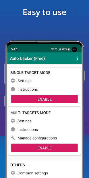 how to use auto clicker for android