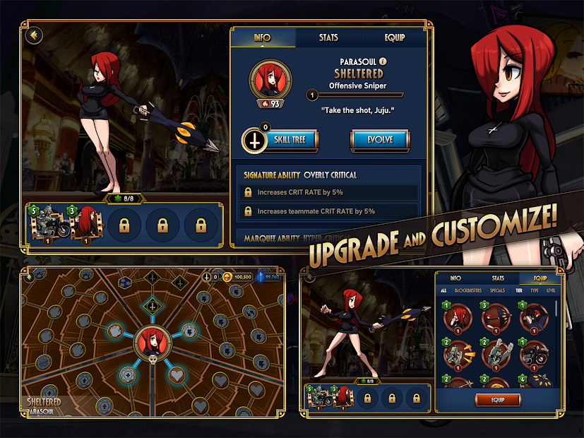 Screenshots Skullgirls: Fighting RPG - Game chiến đấu đồ hoạ 2D cực đẹp