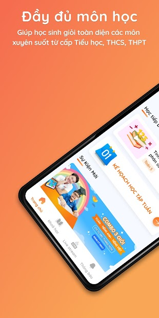 Screenshots Vuihoc.vn: Nền tảng học online lớp 1 - 12 từ cơ bản đến nâng cao
