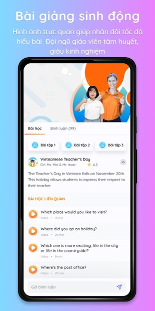 Screenshots Vuihoc.vn: Nền tảng học online lớp 1 - 12 từ cơ bản đến nâng cao