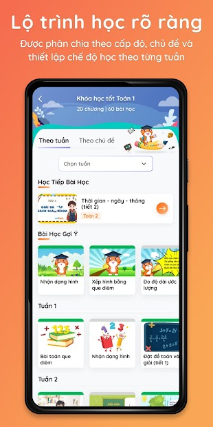 Screenshots Vuihoc.vn: Nền tảng học online lớp 1 - 12 từ cơ bản đến nâng cao
