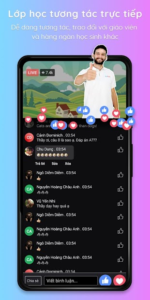 Screenshots Vuihoc.vn: Nền tảng học online lớp 1 - 12 từ cơ bản đến nâng cao