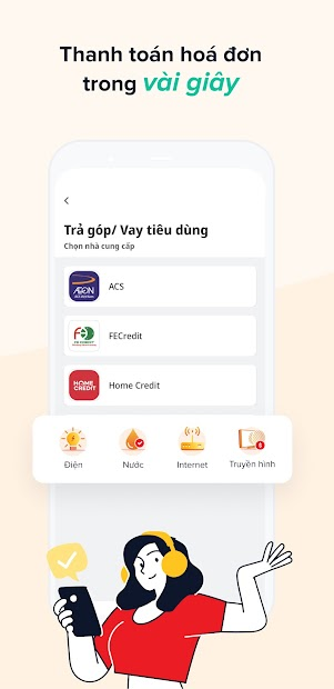 Screenshots Ví điện tử TrueMoney - Thanh toán nhanh chóng, an toàn, tiện lợi