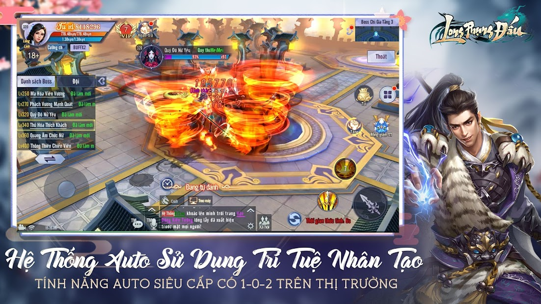 Screenshots Long Phụng Đấu VTC Mobile - Game nhập vai tiên hiệp
