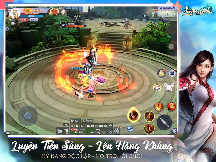 Screenshots Long Phụng Đấu VTC Mobile - Game nhập vai tiên hiệp