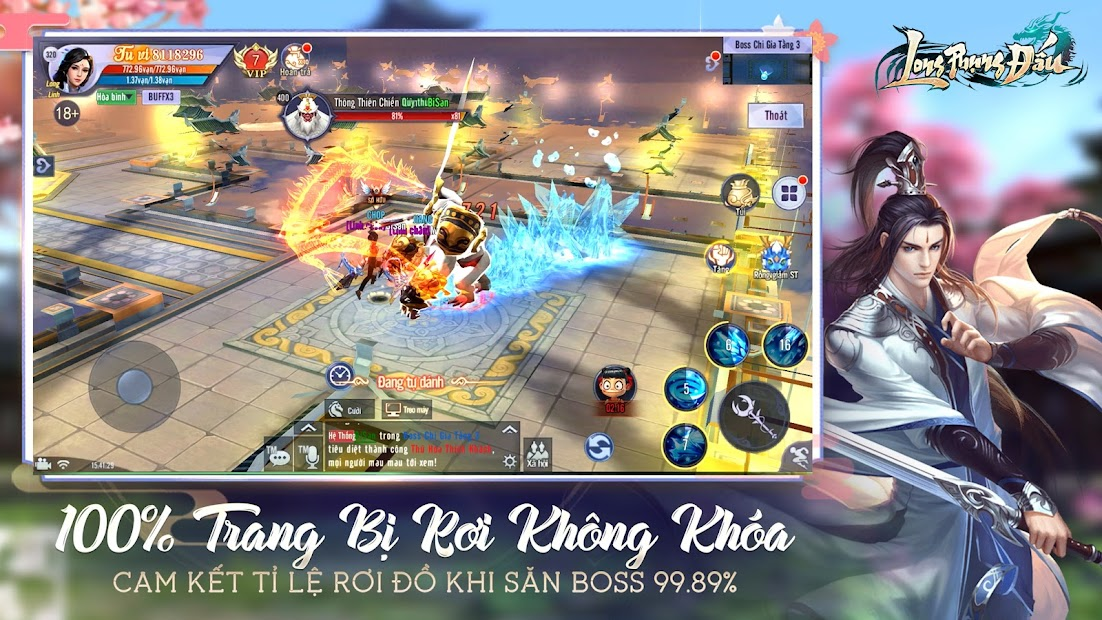 Screenshots Long Phụng Đấu VTC Mobile - Game nhập vai tiên hiệp