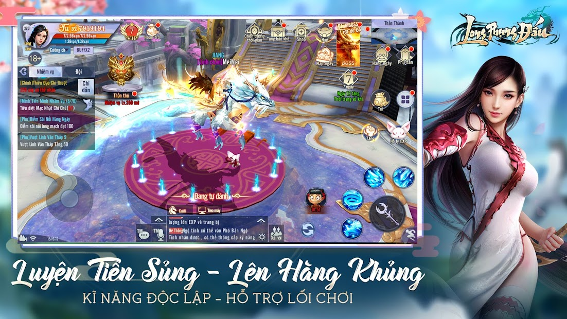 Screenshots Long Phụng Đấu VTC Mobile - Game nhập vai tiên hiệp