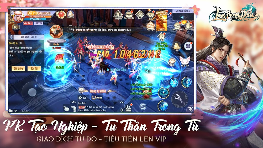 Screenshots Long Phụng Đấu VTC Mobile - Game nhập vai tiên hiệp